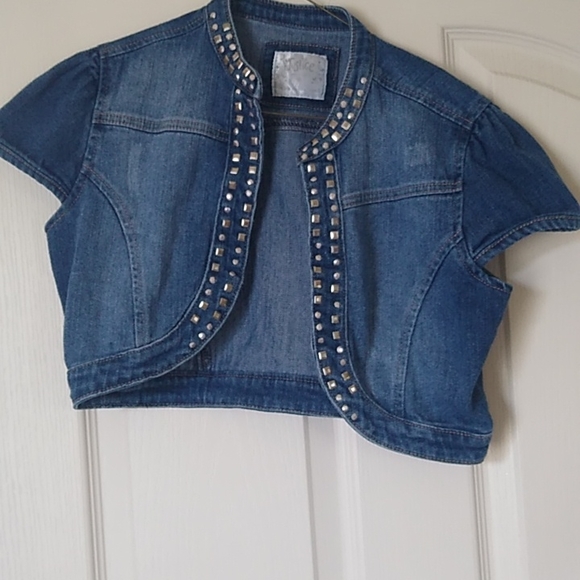 Justice Jackets & Coats Justice Dungaree Vest Poshmark